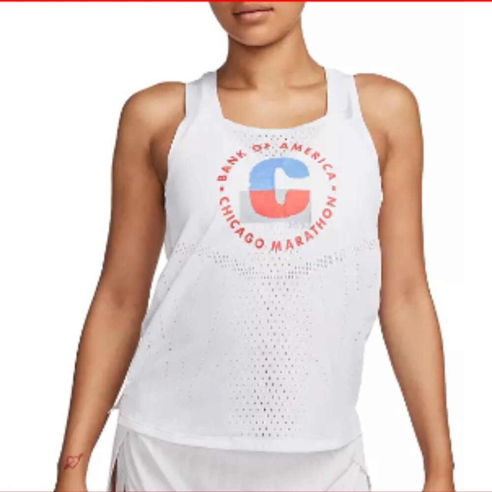 Nike Women's Dri-FIT ADV Chicago Marathon Aeroswift Singlet SIZE M(NWT)